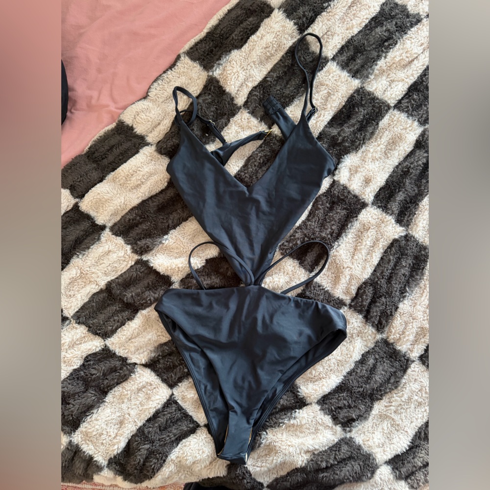 Lovers and friends Black One-Piece Strappy Swimsuit